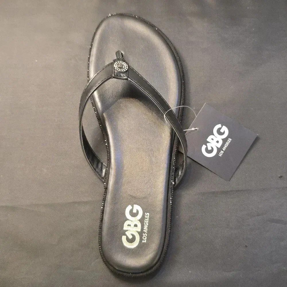 BRAND NEW GBG WOMEN's FAUX LEATHER FLIP FLOPS